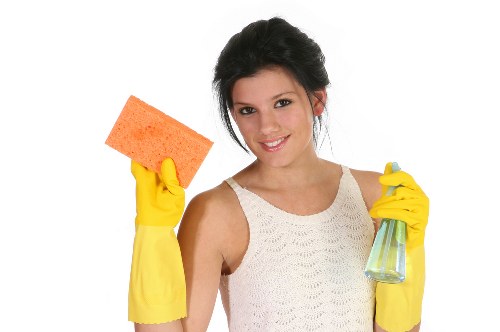 Window cleaning tools used for streak-free glass results