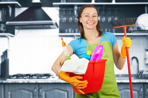 Deep cleaning upholstery in a bright residential interior