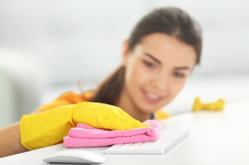 Sanitized bathroom as part of Airbnb cleaning