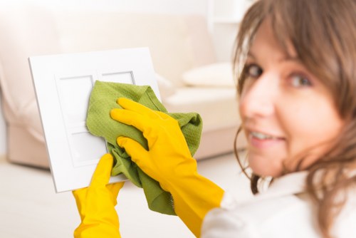Spot cleaning a mattress stain with cleaning solution